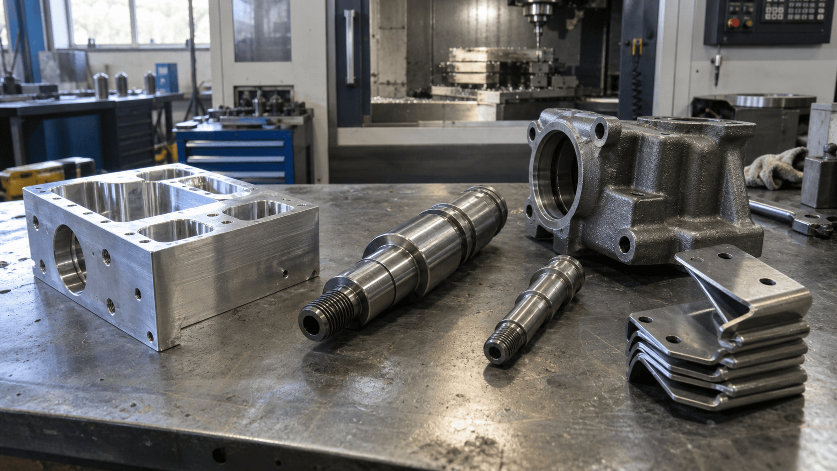 Machining & Casting & Pressing — workshop photo